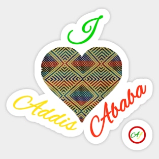 I love Addis Ababa Sticker